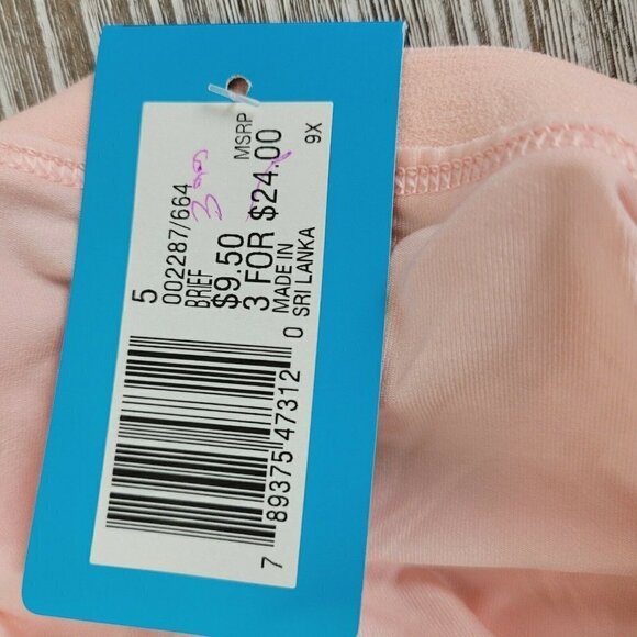 Jockey Ultimates Woman's Microfiber Full Brief Panty Pink Sz 5/Sm Discontinued - Picture 10 of 11